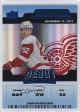 2022 Upper Deck Credentials Debut Ticket Access Blue 65/99 Jonatan Berggren 0nr3