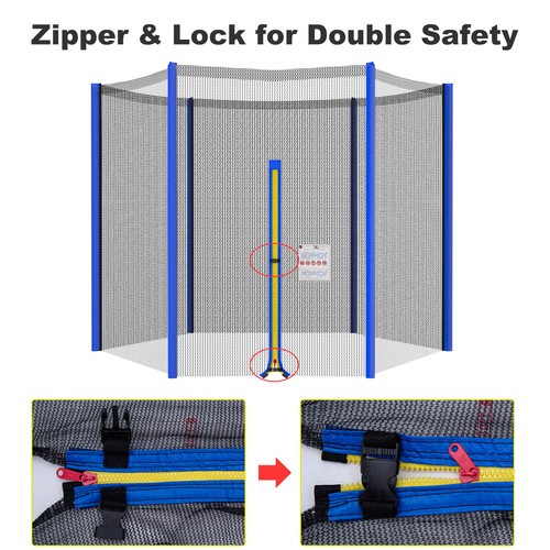 Sicherheitsnetz Fangnetz Schutznetz Netz für Trampolin von 244 305 366 397 427cm - Bild 28 von 48