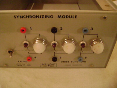 LabVolt EMS 8621 Electromechanical Training / Synchronizing Module Electricity