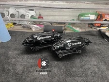 Ford Mustang GT Brake Calipers Powdercoated Gloss Black 07-14 5.0 Front Pair