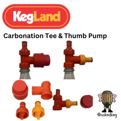 Kegland Line Reinigung Kohlensäure T-Stück Gasfrei Pumpe Ball Lock PET Produktbündel