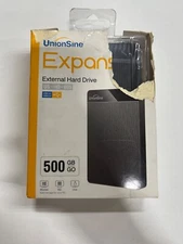 UnionSine External SSD 500GB Ultra Slim Portable USB 3.0