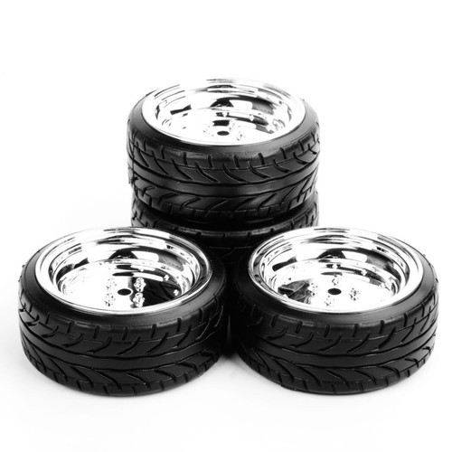 12mm Hex 4PCS Ruedas 1/10 Drift RC Car On-Road Racing Neumáticos y llantas Set para HPI HSP - Imagen 5 de 7