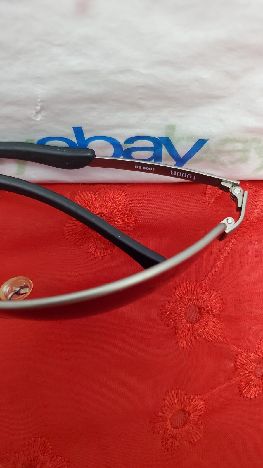 ✅️⭐️ B&L Ray-Ban RB8001 B0001 Gunmetal Sport Violet CALLAWAY 130 Wrap Sunglasses image 10