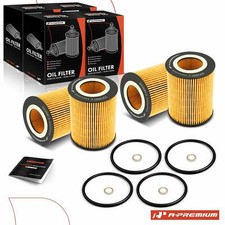 4x Engine Oil Filter for BMW 325Ci 325xi X3 330Ci 328Ci 323i 325i 328i 10K Miles