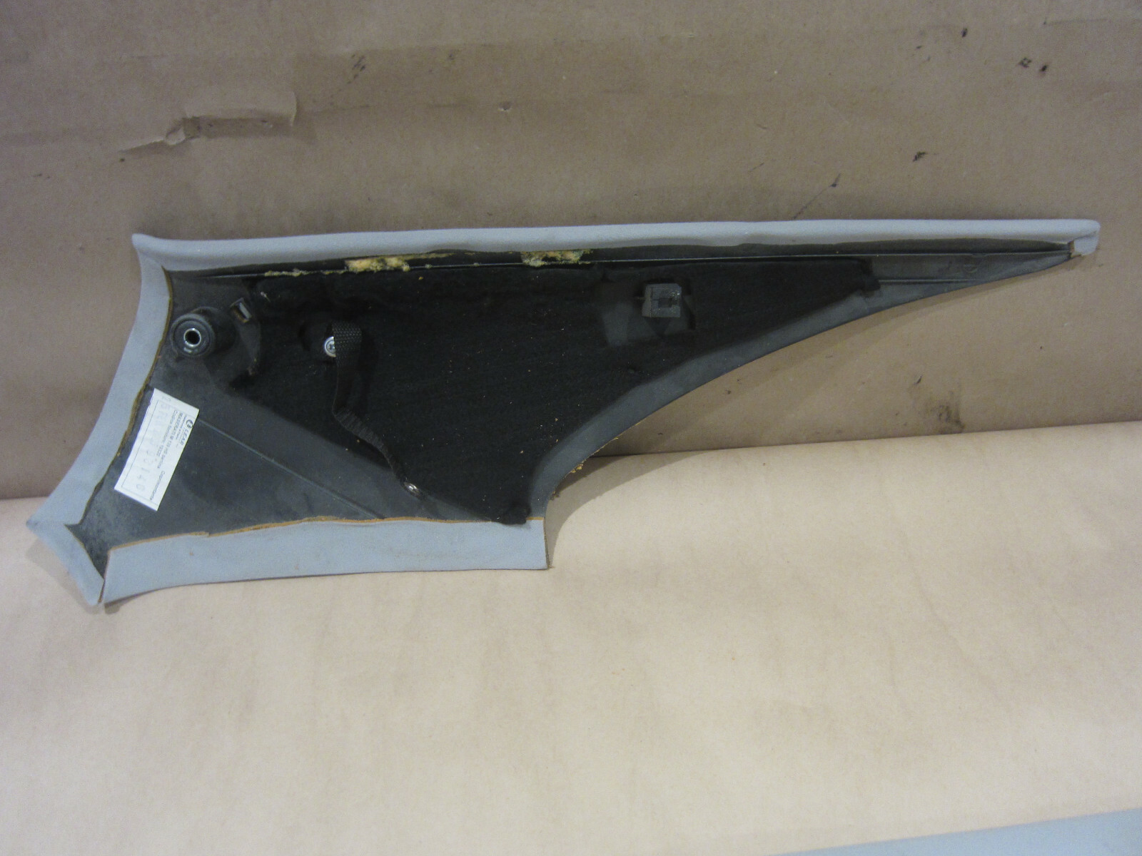 Maserati Quattroporte LH Rear Upper C-Pillar Cover Trim - Grey -  P/N 67202000
