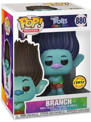 Funko Pop CHASE Trolls Branch (Frown) Figure w/ Protector