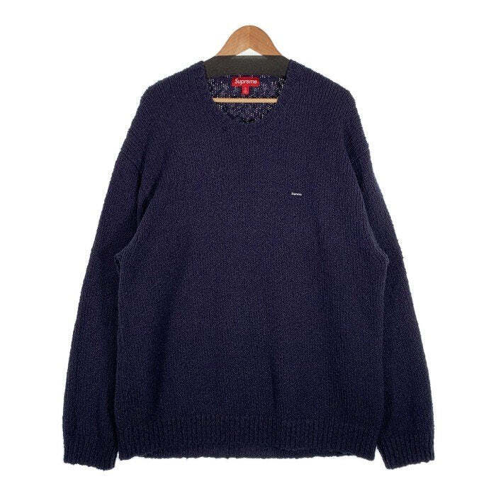 Supreme 24SS Boucle Small Box Sweater Navy Cotton Size XL Supreme 24SS Boucle Small Box Sweater Navy Cotton Size XL