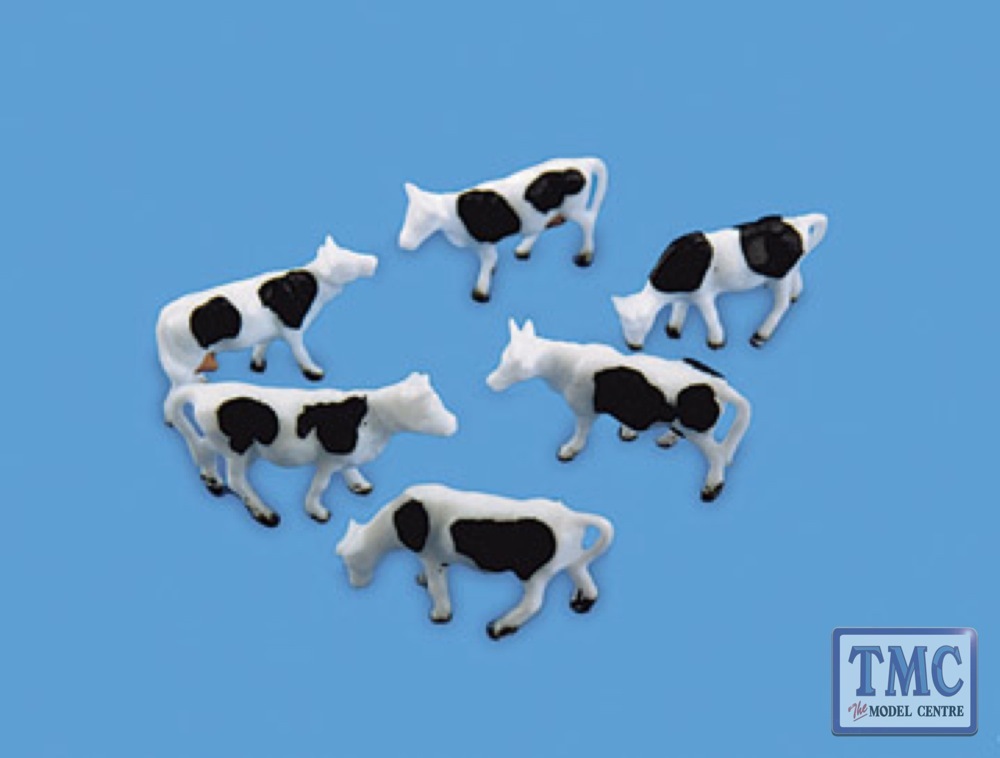 5179 Modelscene N Gauge Cows Pack of 6 (supplied unpainted)
