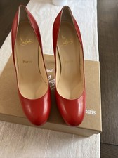 Lápiz labial Christian Louboutin Custom Simple Pump 120 Kid 38.5 Rouge