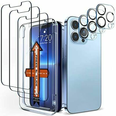 6er Pack EGV 3x Display 3x Kamera Hartglas Schutz | 6,7'' iPhone 13 Pro Max