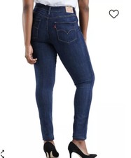 Levi's Women's 721 High-Rise Skinny Jeans Womens 28 dark blue