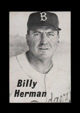 1975 ED BRODER 1955 WORLD CHAMPION DODGERS BILLY HERMAN NRMT