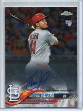 Breyvic Valera 2018 Topps Chrome Autograph Rookie