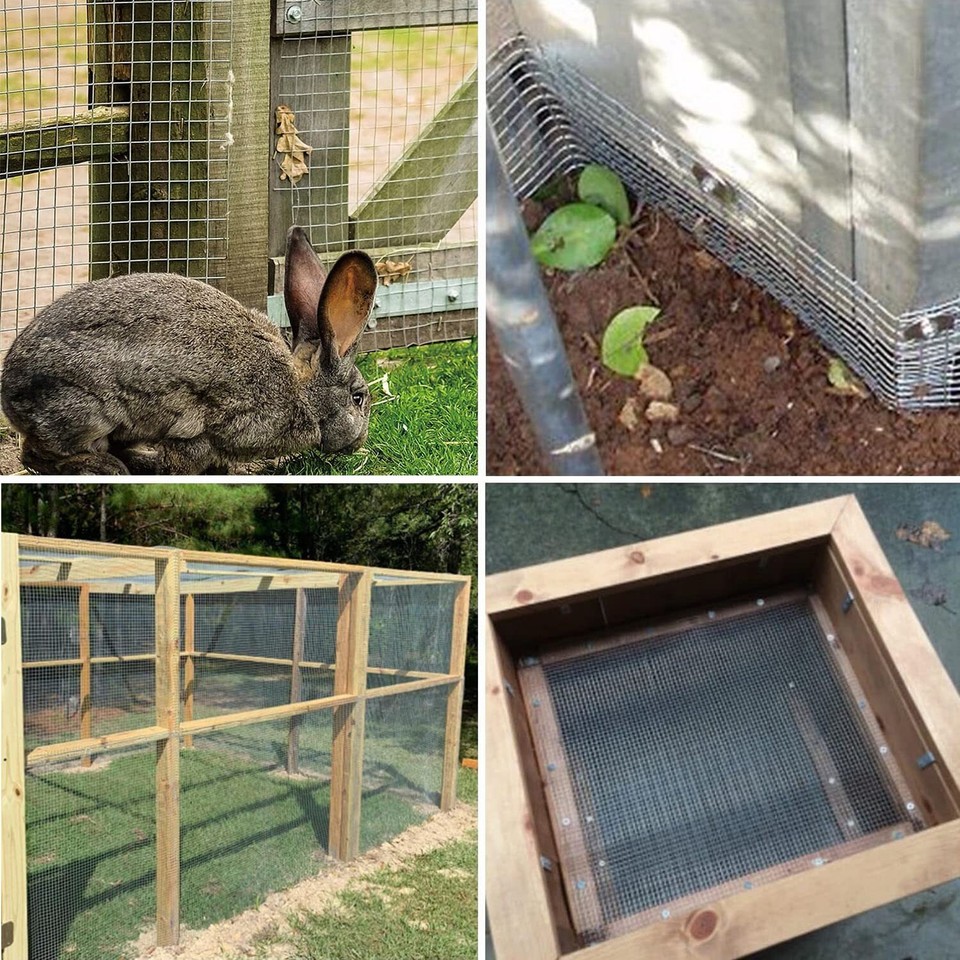 1/2 inch Hardware Cloth 36 inch x 50 foot Hot Dipped Galvanized After