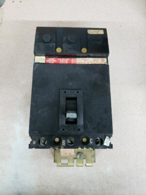 SQUARE D FHB36100 100A 600V USED 3 POLES I-Line Style Plug-In