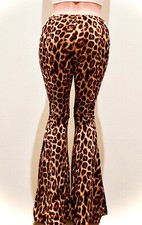 Women's Prints Flare Leg Pants Stretchy Low Waist Party/costume Pants