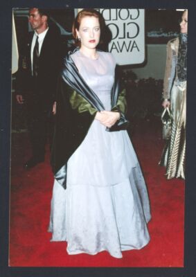 1990s GILLIAN ANDERSON Golden Globe Awards Live Candid Vintage Original  Photo nb | eBay