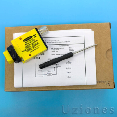 Diffuse Photoelectric Sensor Switch For Banner Mini Beam SM312DQD 10-30VDC 4-Pin