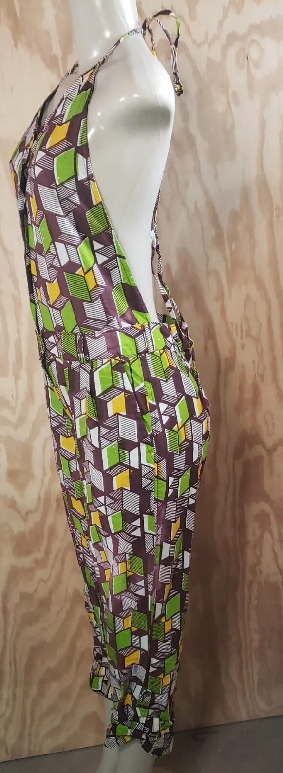 Handmade Boho Hippy Patchwork Jumpsuit Romper Ove… - image 9