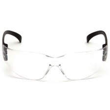 Pyramex Safety Black/Clear OTS Glasses Anti-Scratch S01
