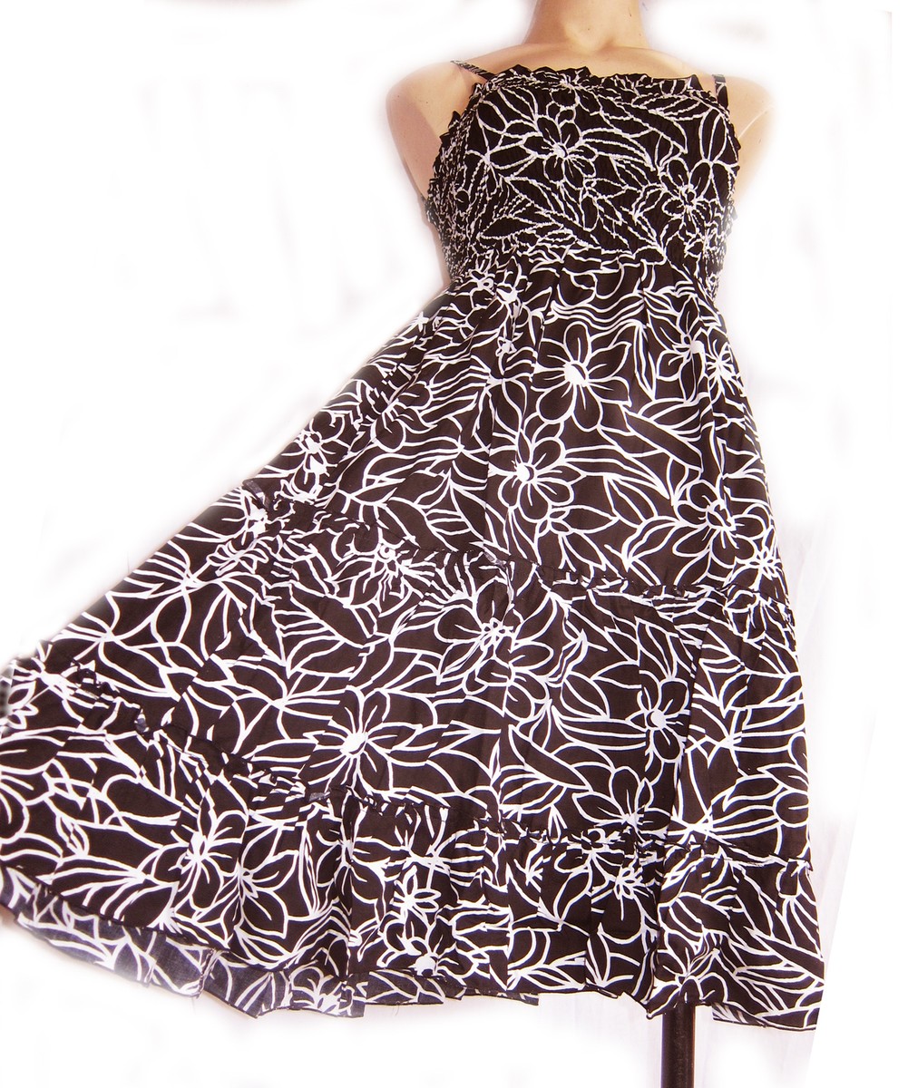 elasticated beach dresses Bianca Beach Dress Poppy / S/M