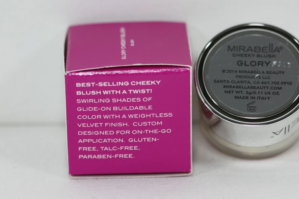 Rubor descarado MIRABELLA Wild Flower Glory 0,11 oz (3 g) nuevo en caja auténtico Foto 4 de 4