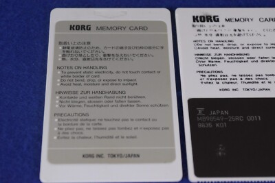 KORG M1 PCMカードセット MSC-01, MPC-01, MSC-03 Korg M1 MPC-01 & MSC-01 PCM Memory Card For M1, M1R | eBay