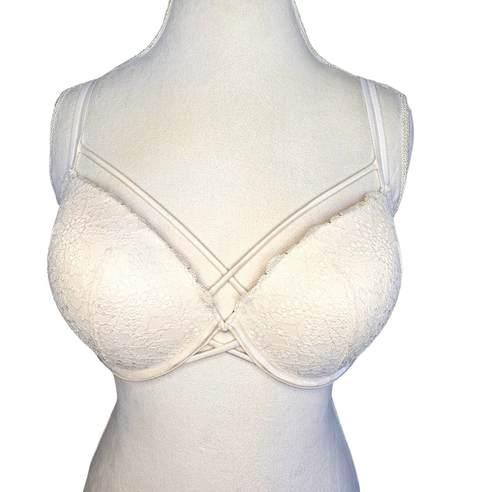 Brasieres y Floral blanca PINK Bra Sets para Mujeres