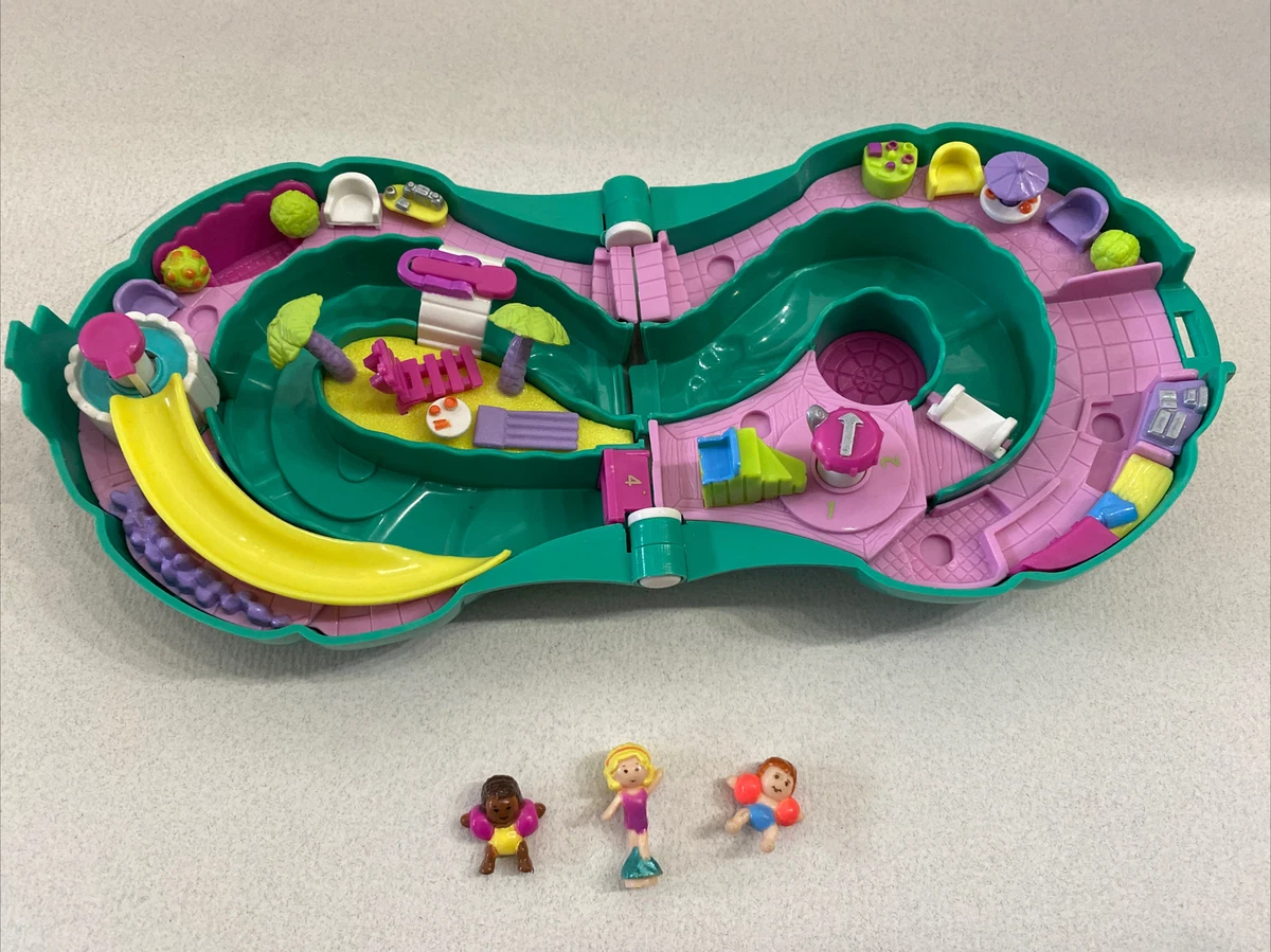 Vintage Polly Pocket Splash and Slide Waterpark complete set cmtl.co.tz
