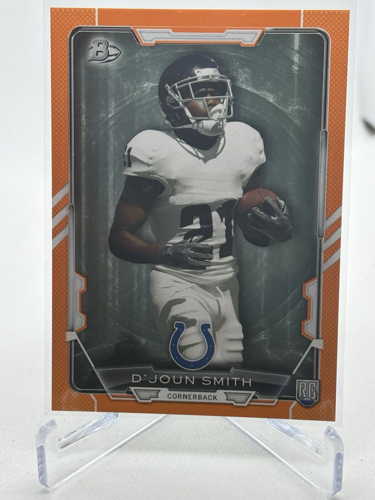 2015 Bowman D’Joun Smith Rookie Orange SP#150/299 Colts Florida Atlantic 