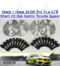 Alufelgen Spurverbreiterung 10mm 20mm für Porsche Cayman 981 987 + Schrauben 5x130 71,6