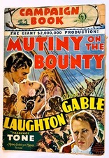 1935 CLARK GABLE MUTINY ON THE BOUNTY CAMPAIGN BOOK PRESSBOOK RARE PLUS *HERALD*