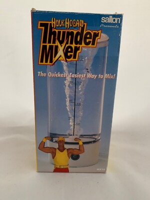 WWF Hulk Hogan Thunder Mixer,Salton,MIB (B142) | eBay