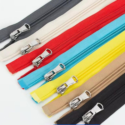 13PCS 70CM Separating Nylon Coil Zippers #5 Clothes Zippers for down Jacket Coat