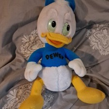 Vintage Dewey Playskool Stuffed Plush 14 In