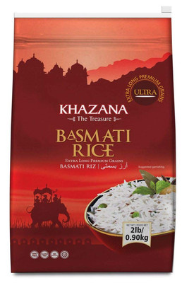 Khazana Premium Ultra Extra Long Basmati Rice - 2lb ...