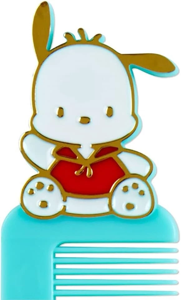 Pente compacto Sanrio Pochacco 877468, Material: PVC, resina AS, Comprimento: 14,5cm - Imagem 3 de 3