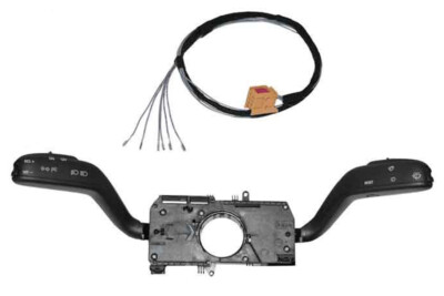 Original Kufatec GRA Tempomat KOMPLETT SET Kabelbaum für VW T5 ohne MFA + Hebel