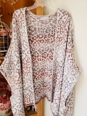 knox rose leopard cardigan