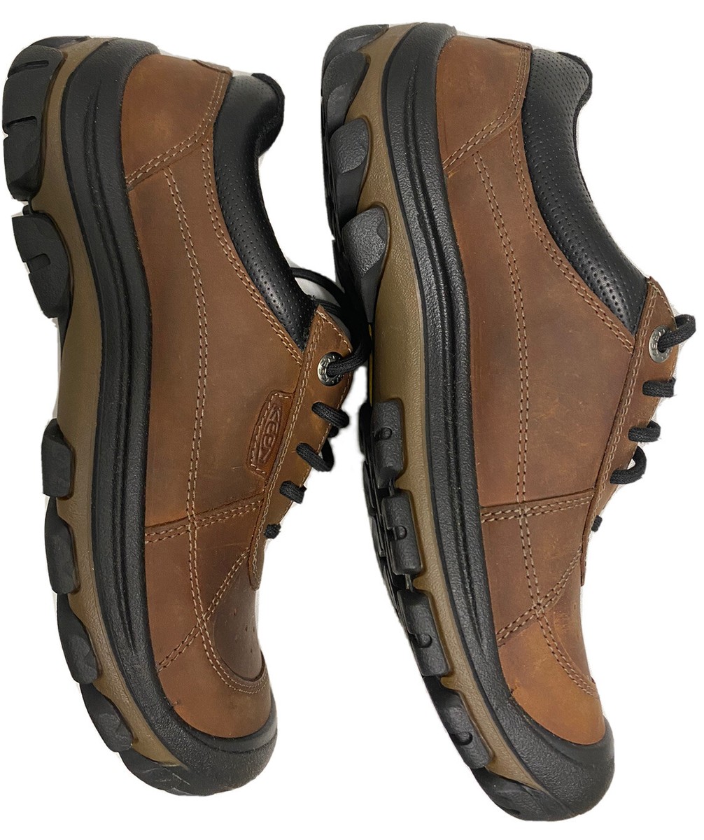 Keen Men\'s Size 11.5 US Piedmont Brown Leather Lock/Speed Laced Hiking Shoes Amazon.com | KEEN Men main image 3