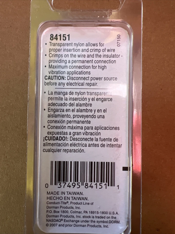 Box of 30 Dorman 7-piece Solder Filled Female Disconnect 1/4" - 16-14 Gauge - Image 4 of 4
