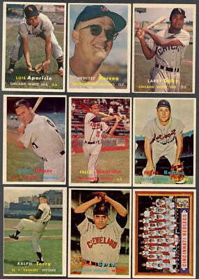 5/23/26 1957 TOPPS BASEBALL COMPLETE SET (#1-#200) BUILD/BREAK CHEAP VG/VG+/VGEX