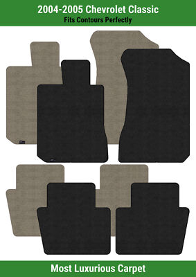 Lloyd Luxe Front & Rear Row Carpet Mats for 2004-2005 Chevrolet Classic 