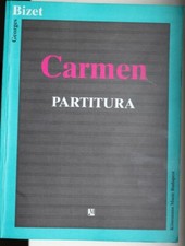 Buch Carmen Partitura Georges Bizet Könemann Music Budapest OPER 1994 Noten