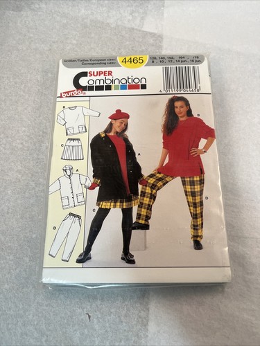 7 Vintage Burda Children’s Teens Sewing Patterns Uncut Factory Sealed - Picture 6 of 15