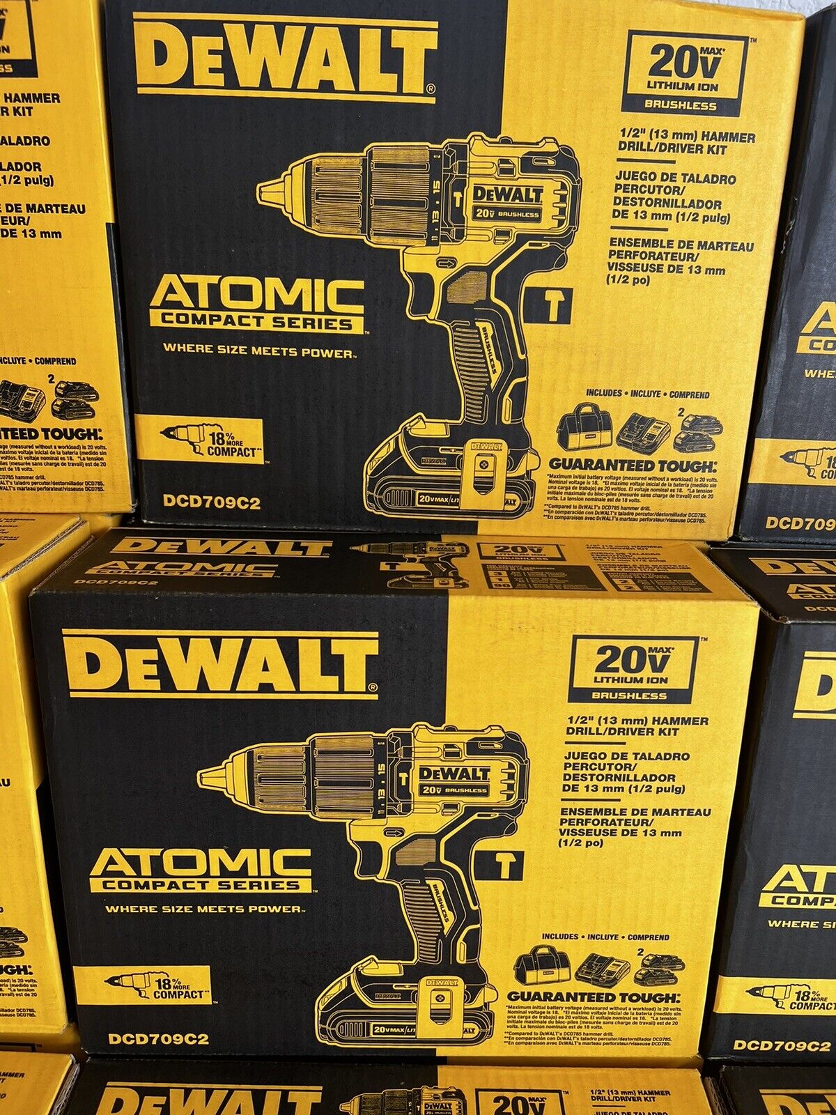 DEWALT+DCD709C2+20V+Cordless+Hammer+Drill for sale online eBay