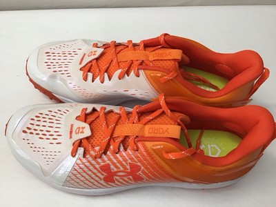 New Under Armour Yard Charged SZ 16 Orange Baseball Turf  display picture 3