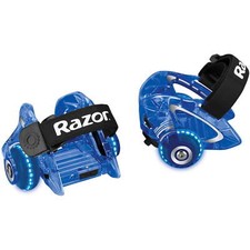 Razor Jetts DLX Heel Wheels Blue Wheeled Skate Shoes with Sparks for Kids Age 9+