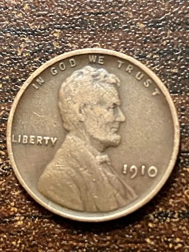 1910 p whaet cent  a very fine coin. plus a surprise